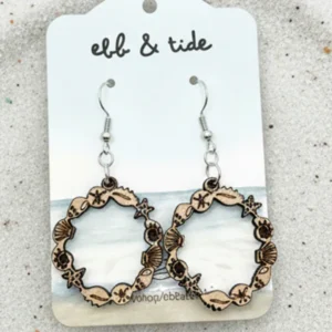 Seashell Hoop Earring